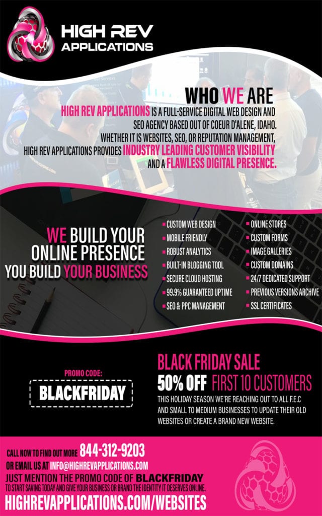 High Rev Applications BLACK FRIDAY